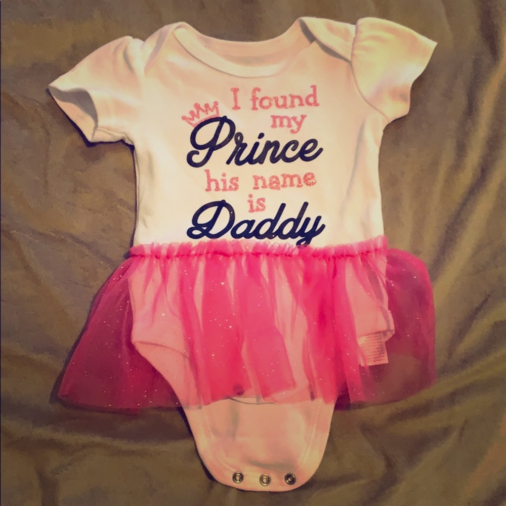 Onesie with attached tutu size 3 months